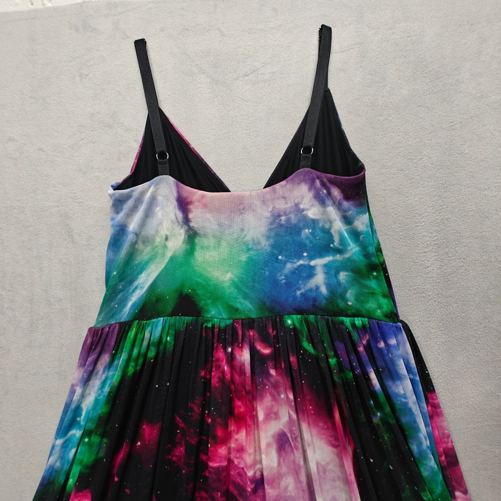 BlackMilk Galaxy Butterfly Sheer Midaxi Dress Womens XXS‎ Mesh Tiered Flowy - Picture 10 of 12
